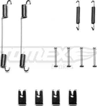 TOMEX brakes TX 40-16 - Piederumu komplekts, Bremžu loki ps1.lv