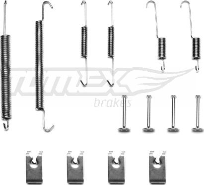 TOMEX brakes TX 40-86 - Piederumu komplekts, Bremžu loki ps1.lv