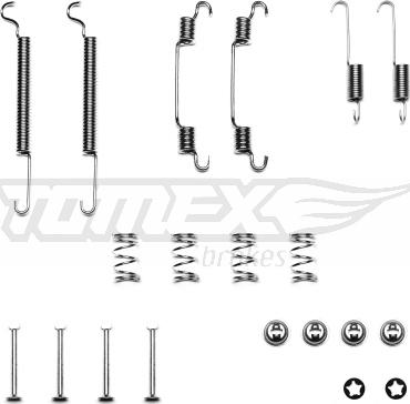 TOMEX brakes TX 40-34 - Piederumu komplekts, Bremžu loki ps1.lv