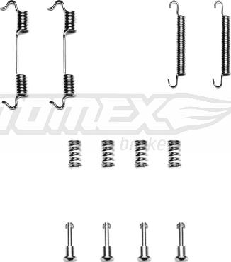 TOMEX brakes TX 40-24 - Piederumu komplekts, Bremžu loki ps1.lv