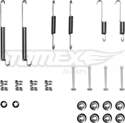 TOMEX brakes TX 40-26 - Piederumu komplekts, Bremžu loki ps1.lv