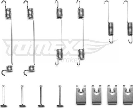 TOMEX brakes TX 40-70 - Piederumu komplekts, Bremžu loki ps1.lv