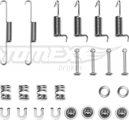 TOMEX brakes TX 41-58 - Piederumu komplekts, Bremžu loki ps1.lv