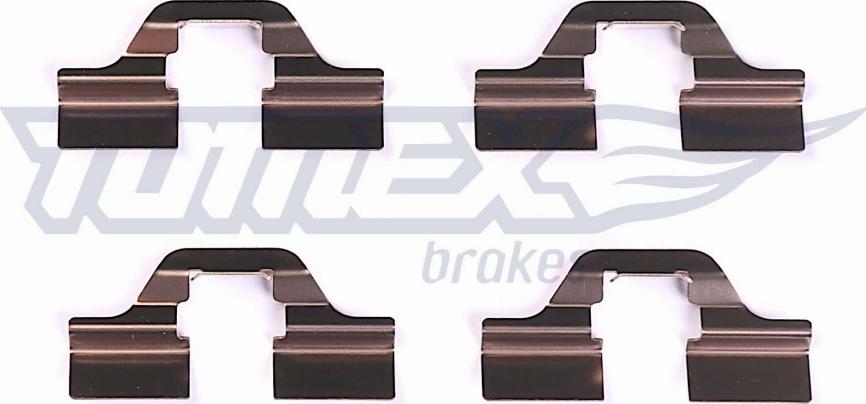 TOMEX brakes TX 43-05 - Piederumu komplekts, Disku bremžu uzlikas ps1.lv