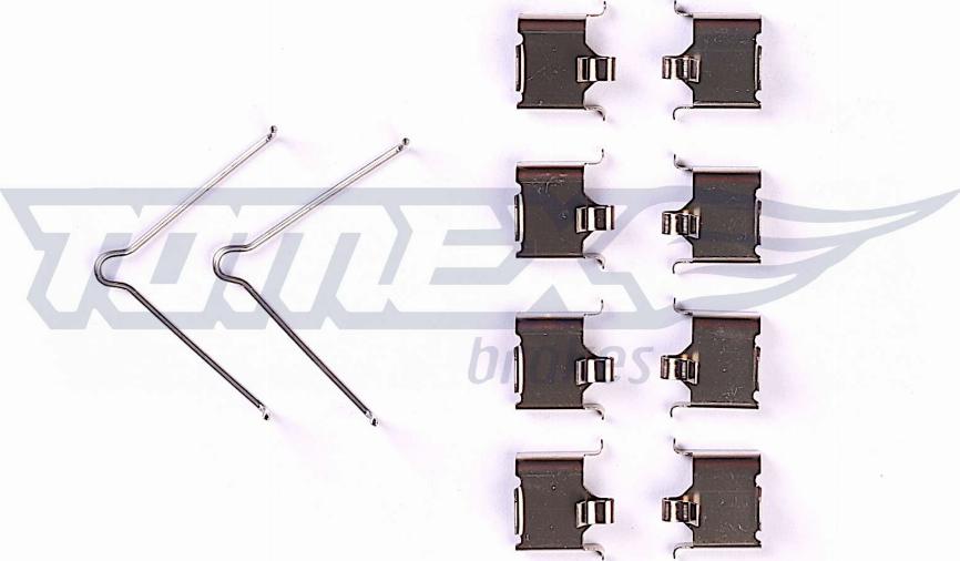 TOMEX brakes TX 43-08 - Piederumu komplekts, Disku bremžu uzlikas ps1.lv