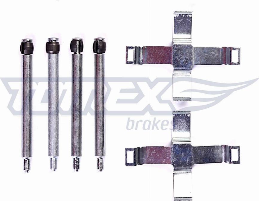 TOMEX brakes TX 43-84 - Piederumu komplekts, Disku bremžu uzlikas ps1.lv