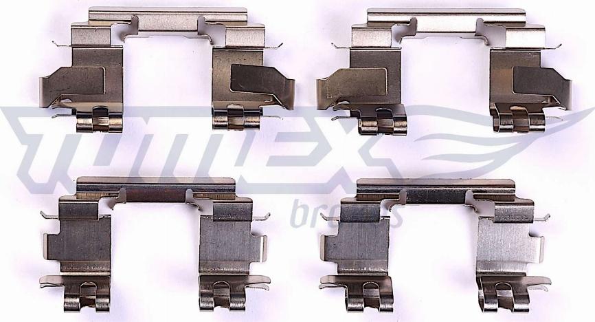 TOMEX brakes TX 43-80 - Piederumu komplekts, Disku bremžu uzlikas ps1.lv