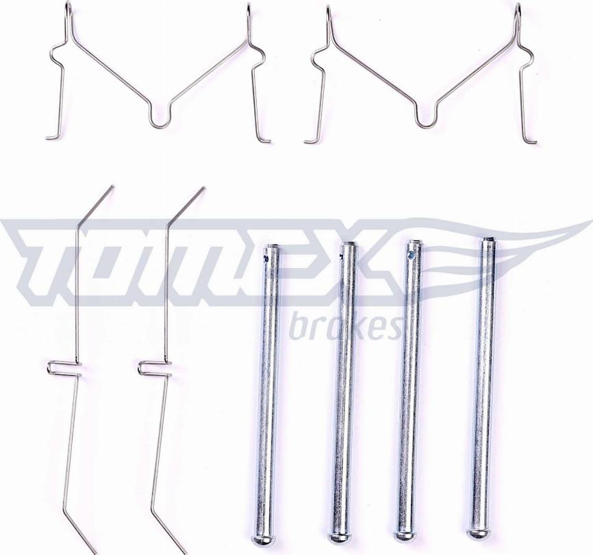 TOMEX brakes TX 43-73 - Piederumu komplekts, Disku bremžu uzlikas ps1.lv