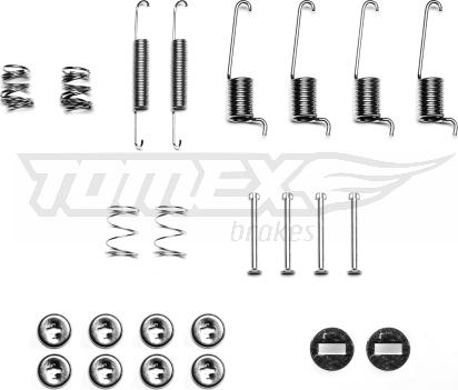 TOMEX brakes TX 42-10 - Piederumu komplekts, Bremžu loki ps1.lv