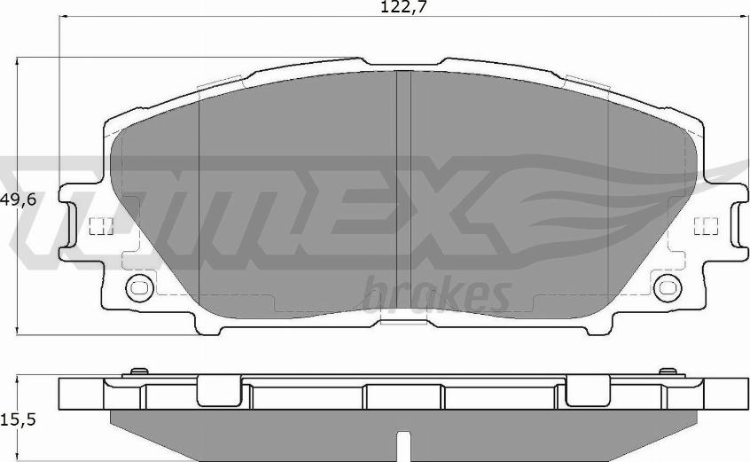 TOMEX brakes TX 19-35 - Bremžu uzliku kompl., Disku bremzes ps1.lv