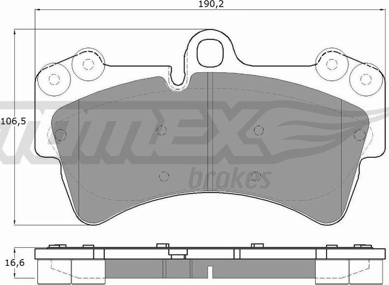 TOMEX brakes TX 14-31 - Bremžu uzliku kompl., Disku bremzes ps1.lv