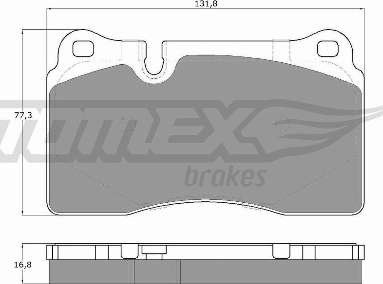 TOMEX brakes TX 14-73 - Bremžu uzliku kompl., Disku bremzes ps1.lv