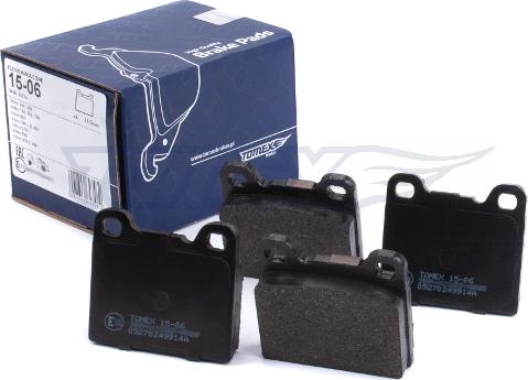 TOMEX brakes TX 15-06 - Bremžu uzliku kompl., Disku bremzes ps1.lv