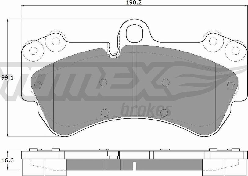 TOMEX brakes TX 15-16 - Bremžu uzliku kompl., Disku bremzes ps1.lv