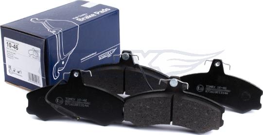 TOMEX brakes TX 10-46 - Bremžu uzliku kompl., Disku bremzes ps1.lv