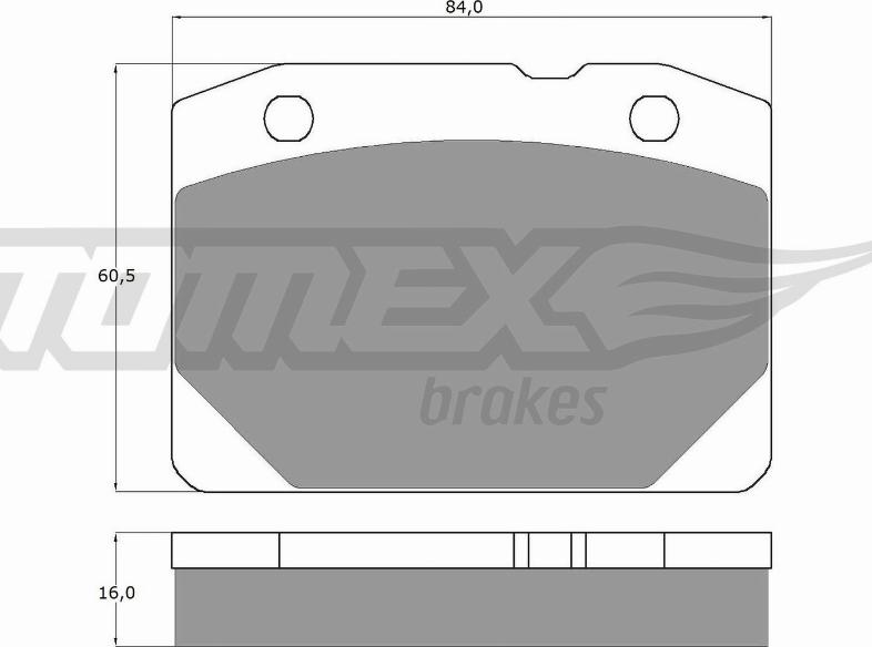 TOMEX brakes TX 10-31 - Bremžu uzliku kompl., Disku bremzes ps1.lv