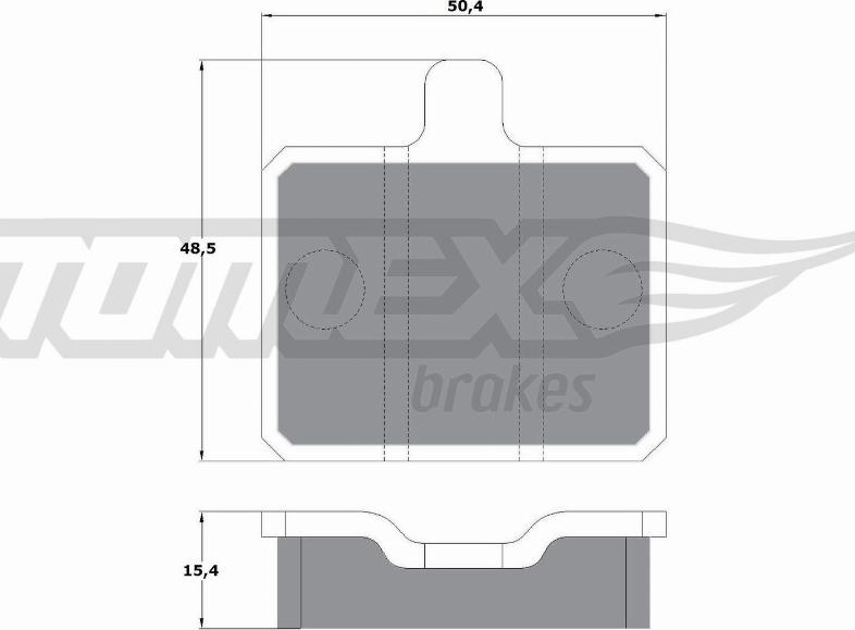 TOMEX brakes TX 10-25 - Bremžu uzliku kompl., Disku bremzes ps1.lv