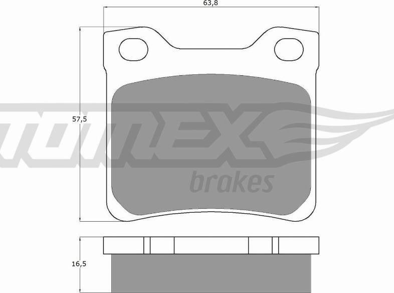 TOMEX brakes TX 11-94 - Bremžu uzliku kompl., Disku bremzes ps1.lv