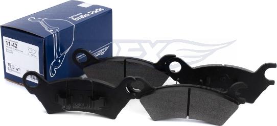 TOMEX brakes TX 11-42 - Bremžu uzliku kompl., Disku bremzes ps1.lv