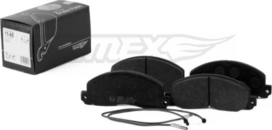 TOMEX brakes TX 11-65 - Bremžu uzliku kompl., Disku bremzes ps1.lv