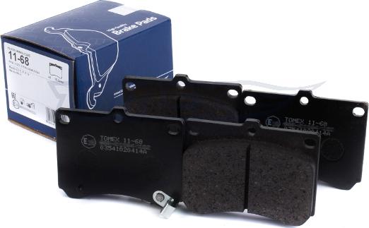 TOMEX brakes TX 11-68 - Bremžu uzliku kompl., Disku bremzes ps1.lv