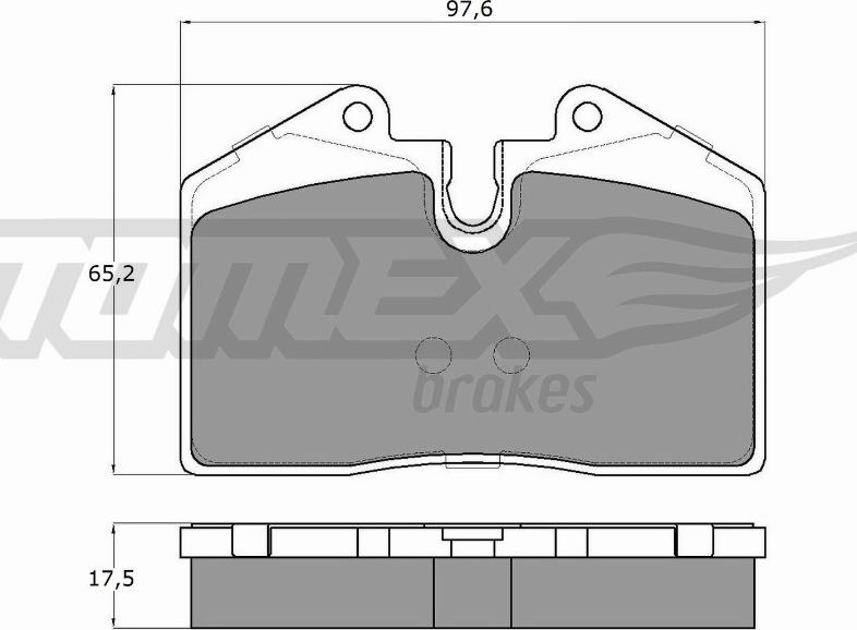 TOMEX brakes TX 18-02 - Bremžu uzliku kompl., Disku bremzes ps1.lv