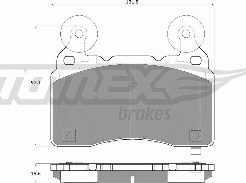 TOMEX brakes TX 18-89 - Bremžu uzliku kompl., Disku bremzes ps1.lv