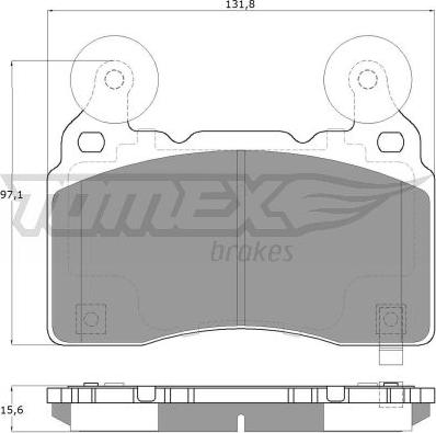 TOMEX brakes TX 18-89 - Bremžu uzliku kompl., Disku bremzes ps1.lv