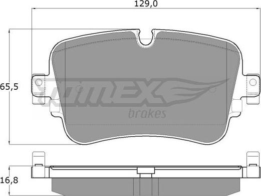 TOMEX brakes TX 18-24 - Bremžu uzliku kompl., Disku bremzes ps1.lv