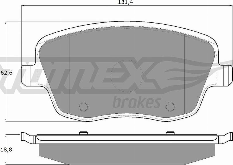 TOMEX brakes TX 13-59 - Bremžu uzliku kompl., Disku bremzes ps1.lv