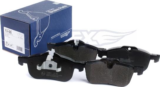 TOMEX brakes TX 13-55 - Bremžu uzliku kompl., Disku bremzes ps1.lv