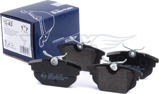 TOMEX brakes TX 12-43 - Bremžu uzliku kompl., Disku bremzes ps1.lv