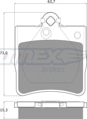 TOMEX brakes TX 12-29 - Bremžu uzliku kompl., Disku bremzes ps1.lv