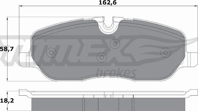 TOMEX brakes TX 17-71 - Bremžu uzliku kompl., Disku bremzes ps1.lv