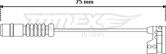 TOMEX brakes TX 30-92 - Indikators, Bremžu uzliku nodilums ps1.lv