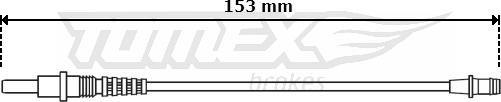 TOMEX brakes TX 30-45 - Indikators, Bremžu uzliku nodilums ps1.lv