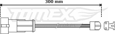 TOMEX brakes TX 30-53 - Indikators, Bremžu uzliku nodilums ps1.lv