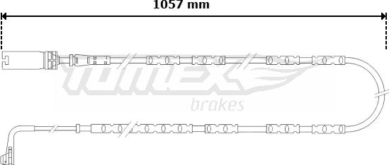 TOMEX brakes TX 30-57 - Indikators, Bremžu uzliku nodilums ps1.lv