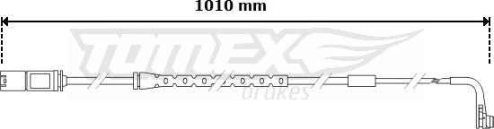 TOMEX brakes TX 30-62 - Indikators, Bremžu uzliku nodilums ps1.lv