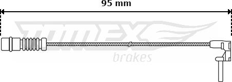 TOMEX brakes TX 30-06 - Indikators, Bremžu uzliku nodilums ps1.lv