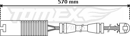 TOMEX brakes TX 30-31 - Indikators, Bremžu uzliku nodilums ps1.lv