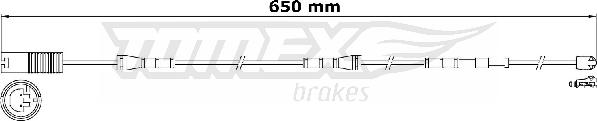 TOMEX brakes TX 31-15 - Indikators, Bremžu uzliku nodilums ps1.lv