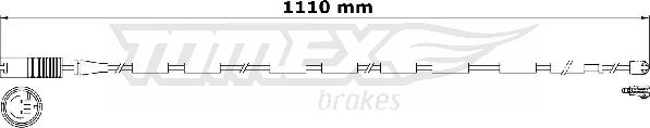 TOMEX brakes TX 31-16 - Indikators, Bremžu uzliku nodilums ps1.lv