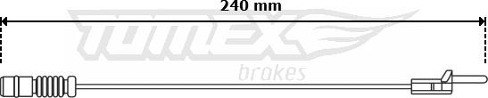 TOMEX brakes TX 31-11 - Indikators, Bremžu uzliku nodilums ps1.lv