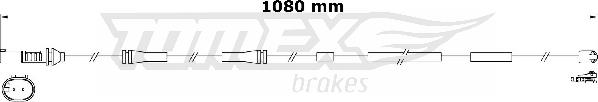 TOMEX brakes TX 31-18 - Indikators, Bremžu uzliku nodilums ps1.lv