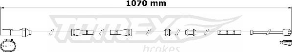 TOMEX brakes TX 31-30 - Indikators, Bremžu uzliku nodilums ps1.lv