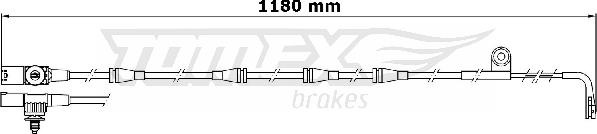 TOMEX brakes TX 31-33 - Indikators, Bremžu uzliku nodilums ps1.lv