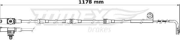 TOMEX brakes TX 31-32 - Indikators, Bremžu uzliku nodilums ps1.lv