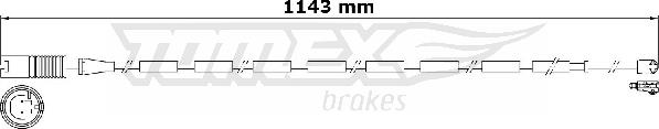 TOMEX brakes TX 31-29 - Indikators, Bremžu uzliku nodilums ps1.lv