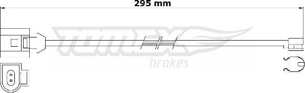 TOMEX brakes TX 31-24 - Indikators, Bremžu uzliku nodilums ps1.lv